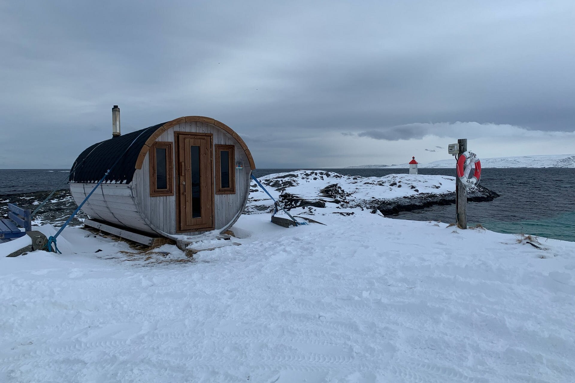 Strandliv på Flinta